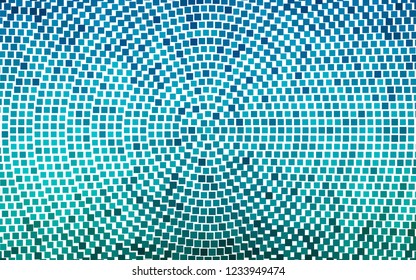 Light BLUE vector cover in polygonal style. Beautiful illustration with rectangles and squares. The template can be used as a background.
