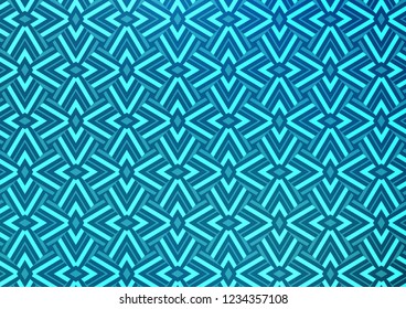 Light BLUE vector cover in polygonal style. Illustration with set of colorful triangles. Pattern for busines ad, booklets, leaflets