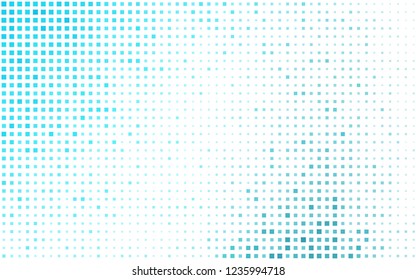 Light BLUE vector cover in polygonal style. Abstract gradient illustration with rectangles. Smart design for your business advert.