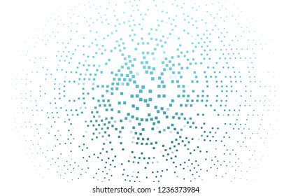 Light BLUE vector cover in polygonal style. Modern abstract illustration with colorful rectangles. Smart design for your business advert.