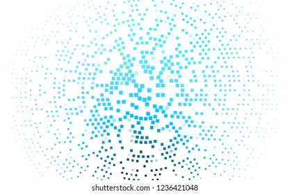 Light BLUE vector cover in polygonal style. Rectangles on abstract background with colorful gradient. Pattern can be used for websites.