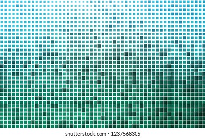 Light BLUE vector cover in polygonal style. Rectangles on abstract background with colorful gradient. Modern template for your landing page.