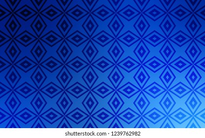Light BLUE vector cover in polygonal style. Decorative design in abstract style with rectangles. Smart design for your business advert.