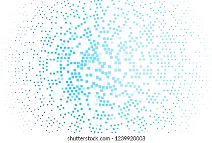 Light BLUE vector cover in polygonal style. Illustration with set of colorful rectangles. Pattern can be used for websites.