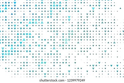 Light BLUE vector cover in polygonal style. Glitter abstract illustration with triangular shapes. Modern template for your landing page.