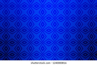 Light BLUE vector cover in polygonal style. Abstract gradient illustration with rectangles. Modern template for your landing page.