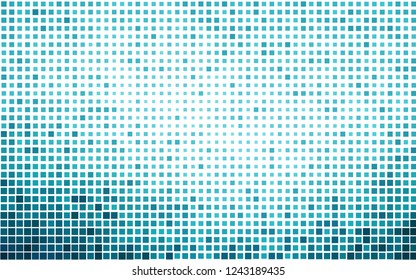Light BLUE vector cover in polygonal style. Beautiful illustration with rectangles and squares. Pattern for commercials.