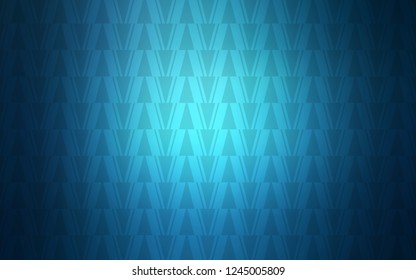 Light BLUE vector cover with polygonal style. Modern abstract illustration with colorful triangles. Pattern for booklets, leaflets