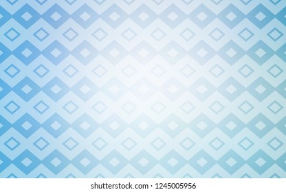 Light BLUE vector cover in polygonal style. Rectangles on abstract background with colorful gradient. Modern template for your landing page.