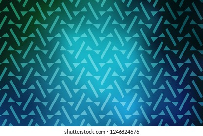 Light BLUE vector cover with polygonal style. Abstract gradient illustration with triangles, lines. Modern template for landing page.