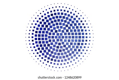 Light BLUE vector cover in polygonal style. Rectangles on abstract background with colorful gradient. Pattern for commercials.