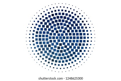 Light BLUE vector cover in polygonal style. Rectangles on abstract background with colorful gradient. The template can be used as a background.
