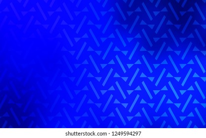 Light BLUE vector cover with polygonal style. Beautiful illustration with triangles in nature style. Modern template for landing page.