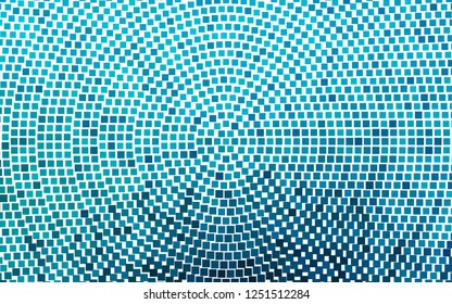 Light BLUE vector cover in polygonal style. Rectangles on abstract background with colorful gradient. Pattern for busines ad, booklets, leaflets