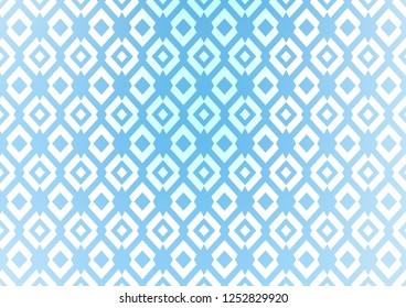 Light BLUE vector cover in polygonal style. Abstract gradient illustration with rectangles. Pattern for busines ad, booklets, leaflets