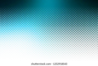 Light BLUE vector cover in polygonal style. Abstract gradient illustration with rectangles. Pattern for busines ad, booklets, leaflets