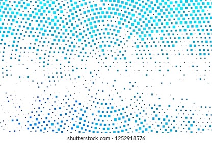 Light BLUE vector cover in polygonal style. Rectangles on abstract background with colorful gradient. Pattern for busines ad, booklets, leaflets