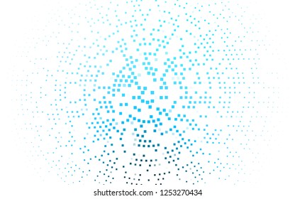 Light BLUE vector cover in polygonal style. Modern abstract illustration with colorful rectangles. Smart design for your business advert.