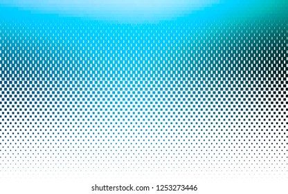 Light BLUE vector cover in polygonal style. Modern abstract illustration with colorful rectangles. Best design for your ad, poster, banner.