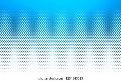 Light BLUE vector cover in polygonal style. Illustration with set of colorful rectangles. Smart design for your business advert.