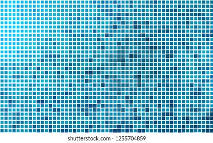 Light BLUE vector cover in polygonal style. Rectangles on abstract background with colorful gradient. Pattern for busines ad, booklets, leaflets