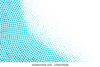 Light BLUE vector cover in polygonal style. Beautiful illustration with rectangles and squares. Smart design for your business advert.