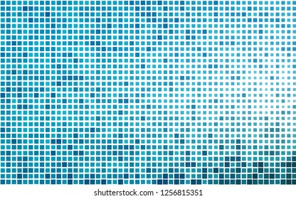 Light BLUE vector cover in polygonal style. Beautiful illustration with rectangles and squares. Smart design for your business advert.
