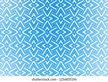 Light BLUE vector cover in polygonal style. Illustration with set of colorful triangles. Pattern for busines ad, booklets, leaflets