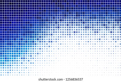 Light BLUE vector cover in polygonal style. Abstract gradient illustration with rectangles. The template can be used as a background.