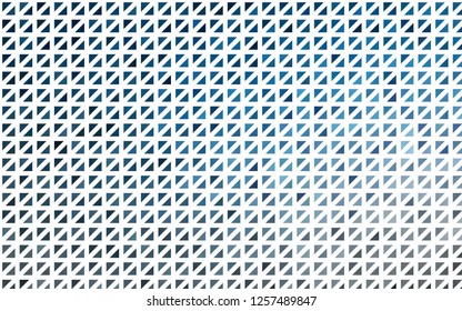 Light BLUE vector cover in polygonal style. Abstract gradient illustration with triangles. Best design for your ad, poster, banner.