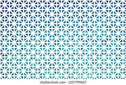Light BLUE vector cover in polygonal style. Decorative design in abstract style with triangles. Pattern can be used for websites.