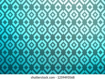 Light BLUE vector cover in polygonal style. Abstract gradient illustration with rectangles. The template can be used as a background.