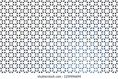 Light BLUE vector cover in polygonal style. Triangles on abstract background with colorful gradient. Modern template for your landing page.