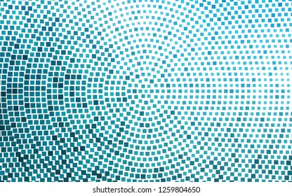 Light BLUE vector cover in polygonal style. Decorative design in abstract style with rectangles. Smart design for your business advert.