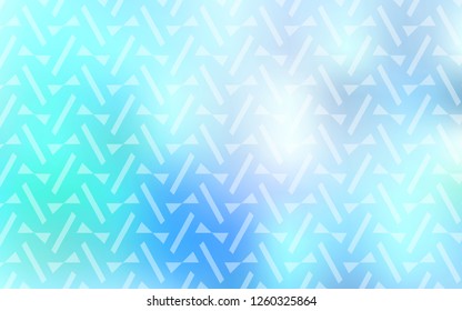 Light BLUE vector cover with polygonal style. Abstract gradient illustration with triangles, lines. Template for wallpapers.