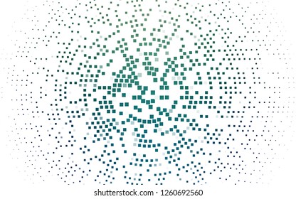 Light BLUE vector cover in polygonal style. Abstract gradient illustration with rectangles. Best design for your ad, poster, banner.