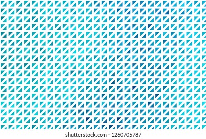 Light BLUE vector cover in polygonal style. Modern abstract illustration with colorful triangles. Pattern for commercials.