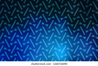 Light BLUE vector cover with polygonal style. Beautiful illustration with triangles in nature style. Template for wallpapers.