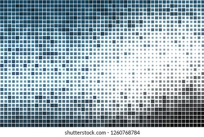 Light BLUE vector cover in polygonal style. Rectangles on abstract background with colorful gradient. Smart design for your business advert.