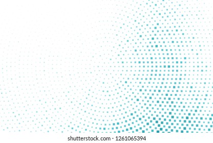 Light BLUE vector cover in polygonal style. Abstract gradient illustration with rectangles. Modern template for your landing page.