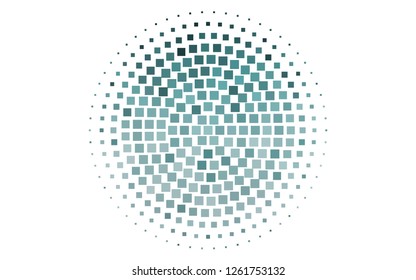 Light BLUE vector cover in polygonal style. Modern abstract illustration with colorful rectangles. The template can be used as a background.