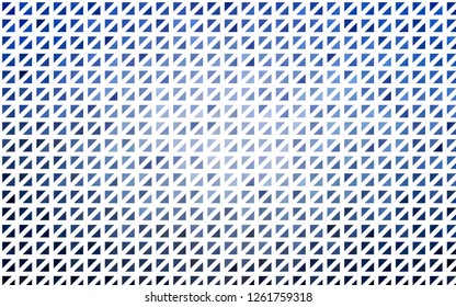 Light BLUE vector cover in polygonal style. Illustration with set of colorful triangles. Smart design for your business advert.