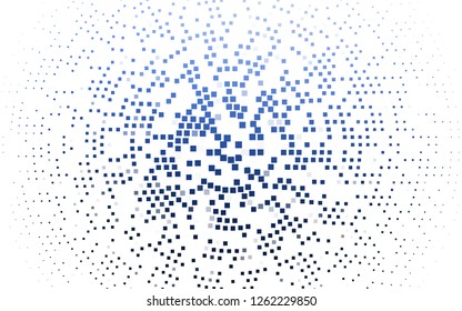 Light BLUE vector cover in polygonal style. Decorative design in abstract style with rectangles. Modern template for your landing page.