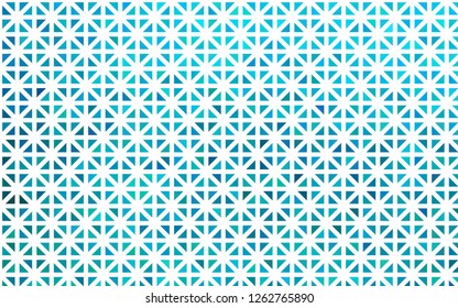 Light BLUE vector cover in polygonal style. Triangles on abstract background with colorful gradient. Template for wallpapers.