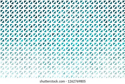 Light BLUE vector cover in polygonal style. Illustration with set of colorful triangles. Pattern for commercials.