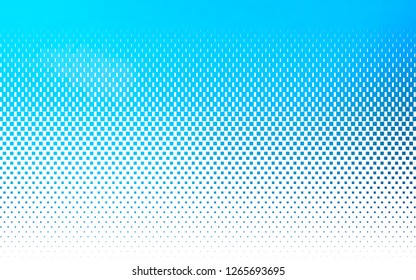 Light BLUE vector cover in polygonal style. Modern abstract illustration with colorful rectangles. Pattern for busines ad, booklets, leaflets