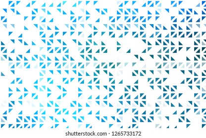 Light BLUE vector cover in polygonal style. Modern abstract illustration with colorful triangles. Pattern for commercials.