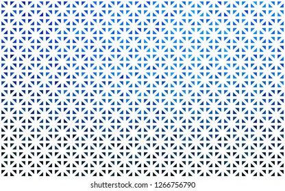 Light BLUE vector cover in polygonal style. Beautiful illustration with triangles in nature style. Pattern for commercials.