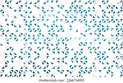 Light BLUE vector cover in polygonal style. Abstract gradient illustration with triangles. Modern template for your landing page.