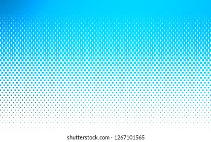 Light BLUE vector cover in polygonal style. Illustration with set of colorful rectangles. Pattern for busines ad, booklets, leaflets
